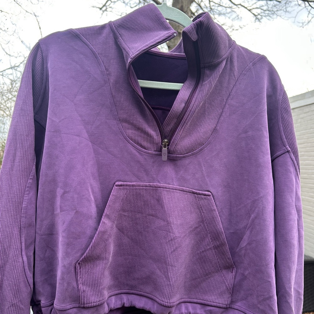 Purple Lululemon quarter zip